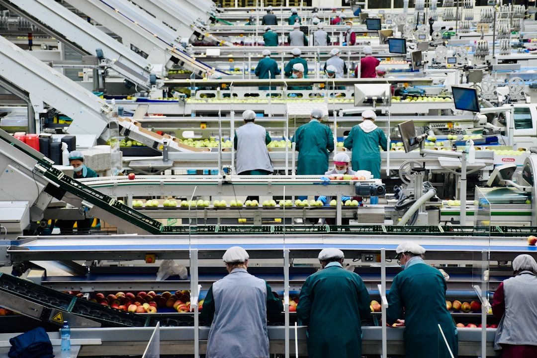 Packaging line inside a food manufacturing plant where allergen cross-contact and labeling controls apply