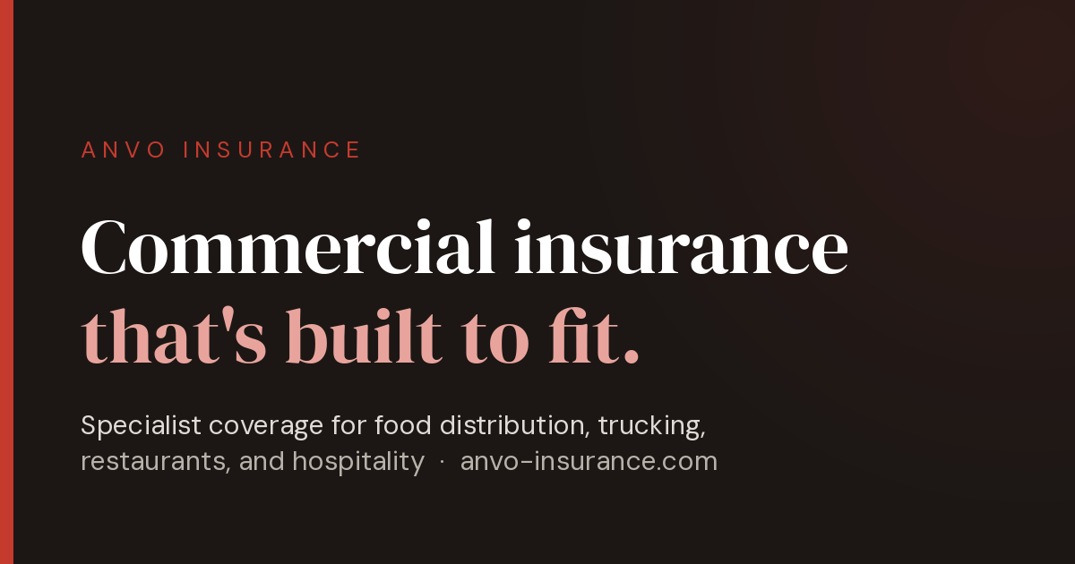 Commercial Insurance, Smarter | Anvo Insurance